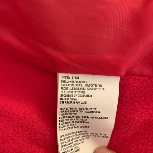 R 1881 by S. ROTHCHILD Girl’s Floral Puffer Jacket / Size: 3-6 Months - Picture 4 of 14